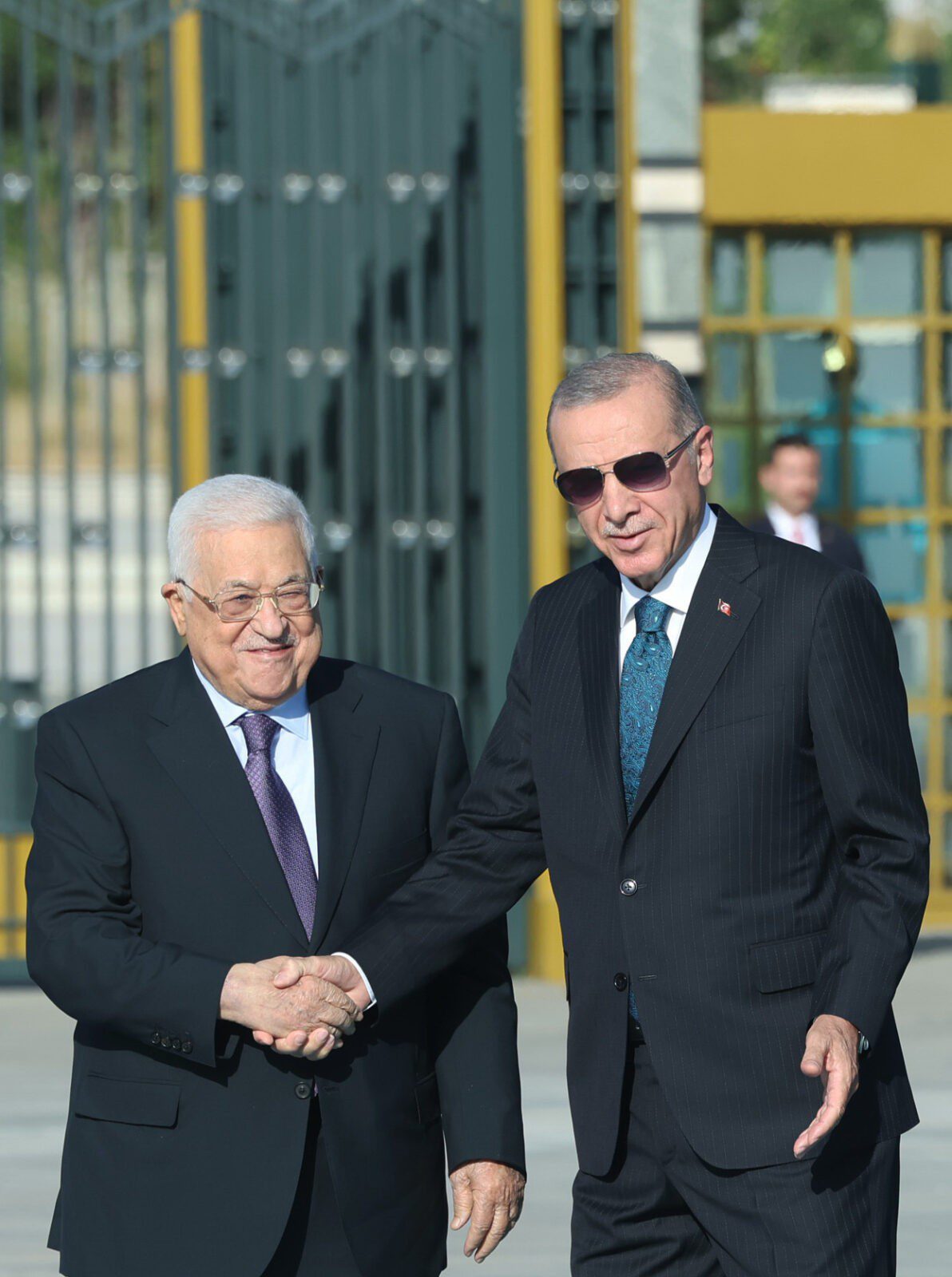 Filistin davasına desteğimiz en güçlü şekilde devam edecek 20 AA 20230725 31764731 31764722 CUMHURBASKANI ERDOGAN FILISTIN DEVLET BASKANI ABBASI RESMI TORENLE KARSILADI