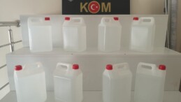 140 Litre etil alkol ele geçirildi!