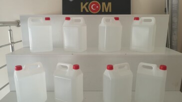 140 Litre etil alkol ele geçirildi!