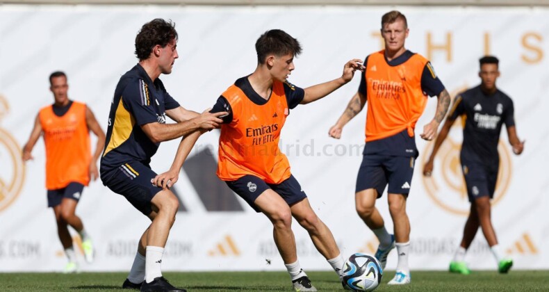 Real Madrid’de Arda’nın ilk idmanı