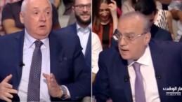 Canlı yayında yumruklar konuştu!