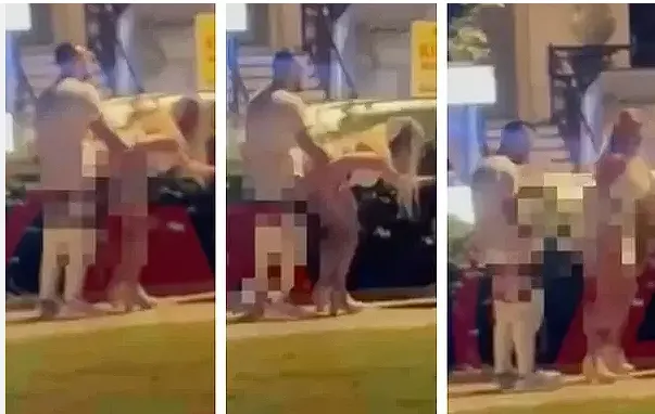 Alanya'da rezalet görüntü! Sokak ortasında cinsel ilişkiye girdiler! 3 antalya alanya j3CF 1