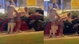 Alanya’da rezalet görüntü! Sokak ortasında cinsel ilişkiye girdiler!