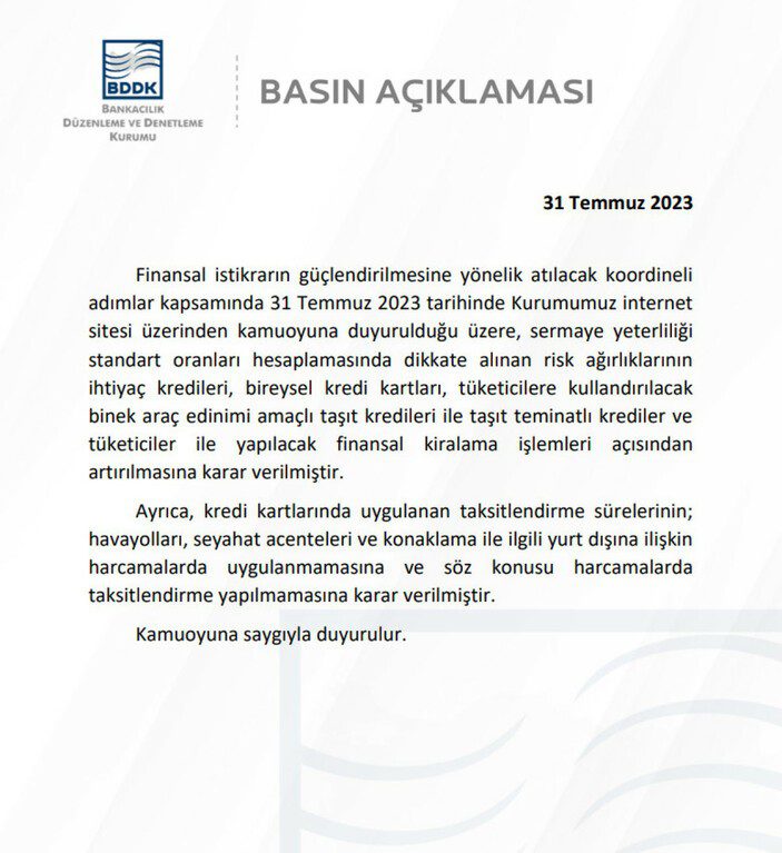Kredi kartlarına sınırlama getirildi 3 bddkdan kredi kartiyla taksitli harcamalara sinirlama karari 7fff9522