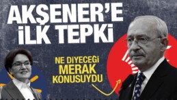CHP’yi topa tutan Meral Akşener’e Kılıçdaroğlu’ndan birinci reaksiyon