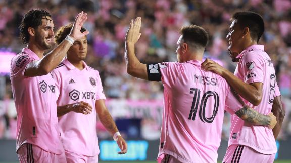 Messi'li Inter Miami yarı finale yükseldi 3 dm 230811 Lionel Messi