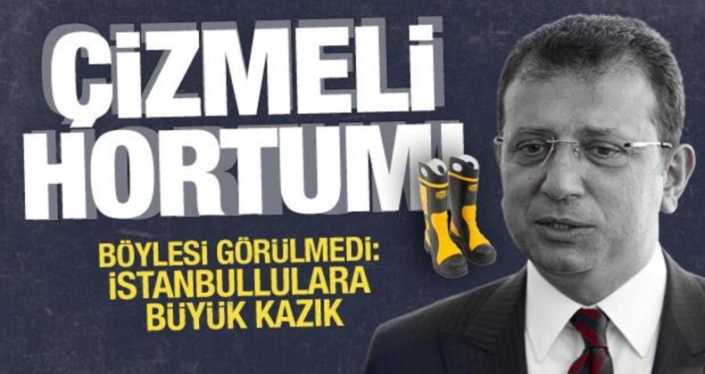 İBB’de böyle vurgun görülmedi! Milyonluk çizmeli hortum