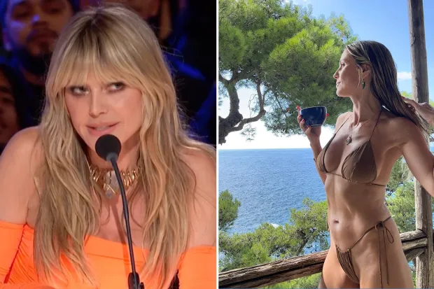 Heidi Klum’un bikinisi sosyal medyayı yıktı!