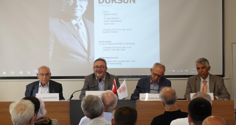 Prof. Dr. Haluk Dursun, vefatının 4. yılında Ayasofya Medresesi’nde anıldı