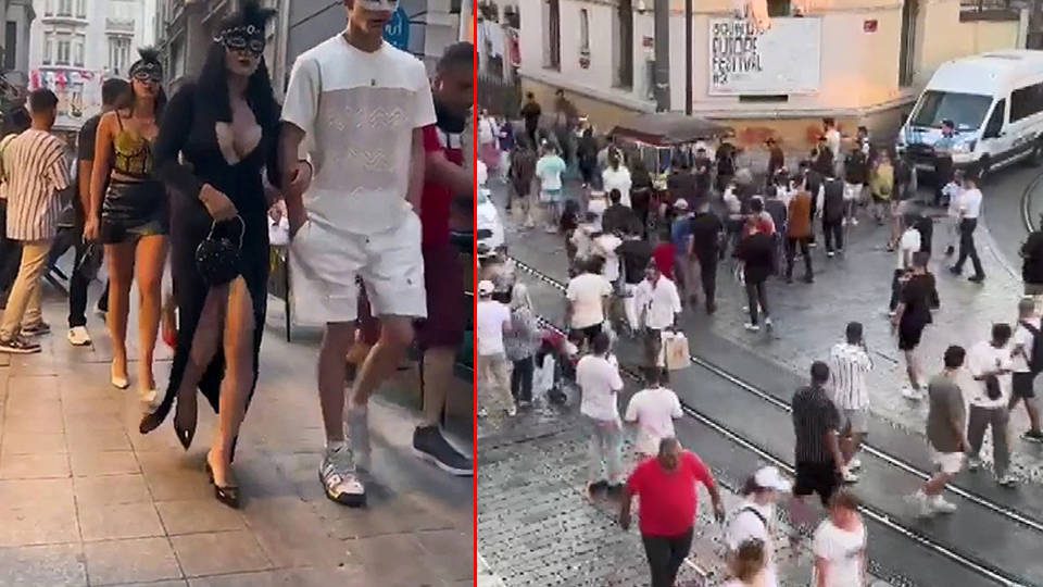 Taksim'de dolar dağıtan şüpheliler serbest bırakıldı! 5 vatandas