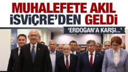 Yerel seçim öncesi muhalefete ilk akıl İsviçre’den geldi! Erdoğan’a karşı…
