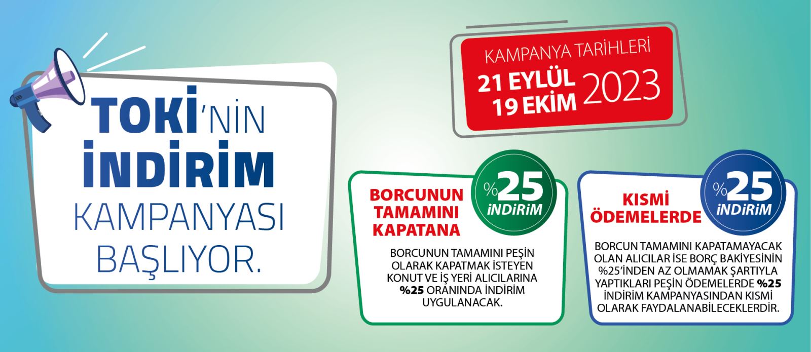 TOKİ'den Yüzde 25 İndirim Kampanyası Başladı 2