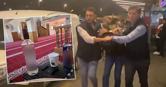Camide Alkol Alan ve Provokatif Paylaşımlar Yapan Şahıs Polis Tarafından Yakalandı