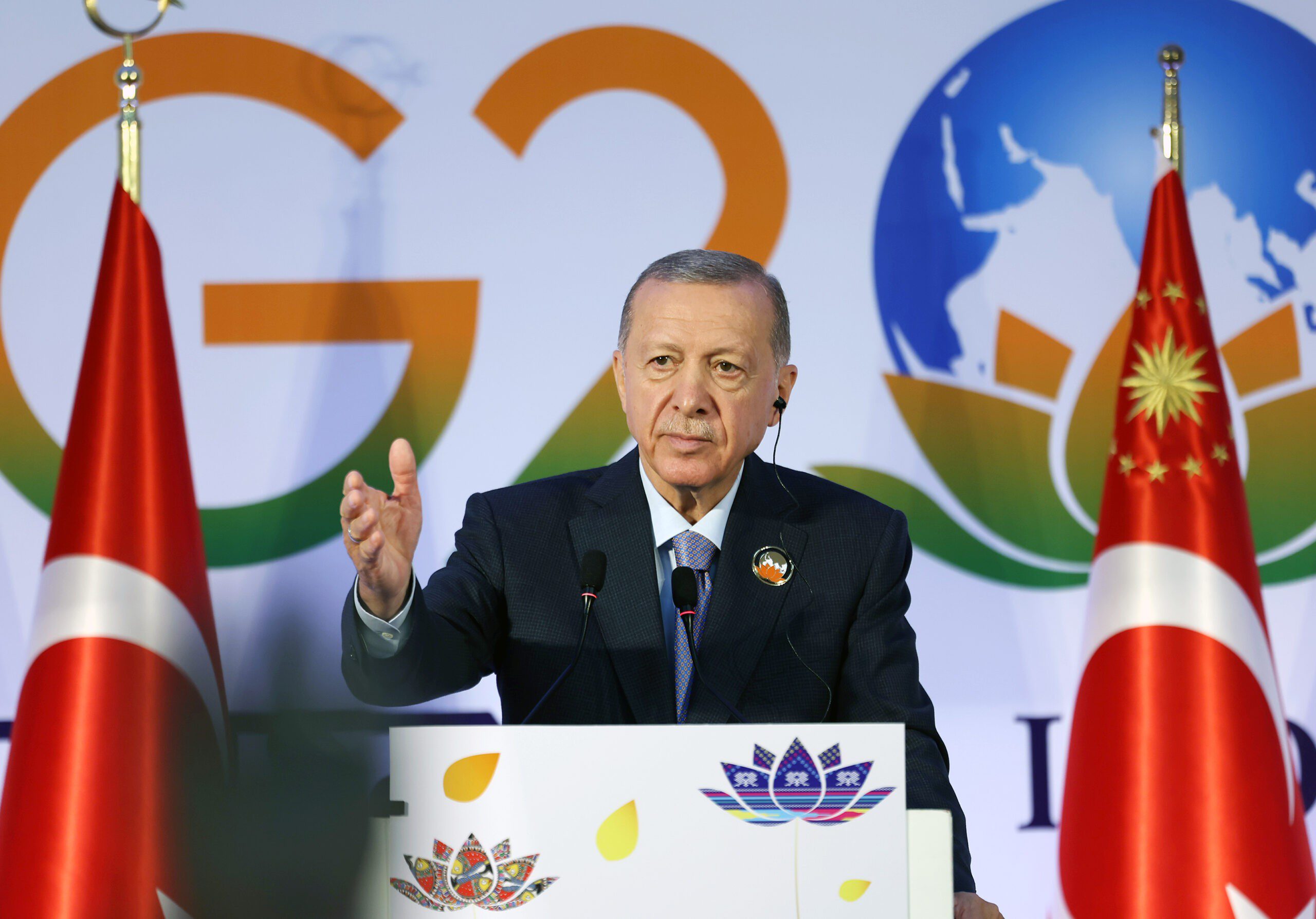 Erdoğan, G20 Zirvesi'nde F-16 Yorumu: İsveç İle Bağlantı Kurulması Doğru Değil 13 AA 20230910 32116710 32116706 CUMHURBASKANI RECEP TAYYIP ERDOGAN scaled