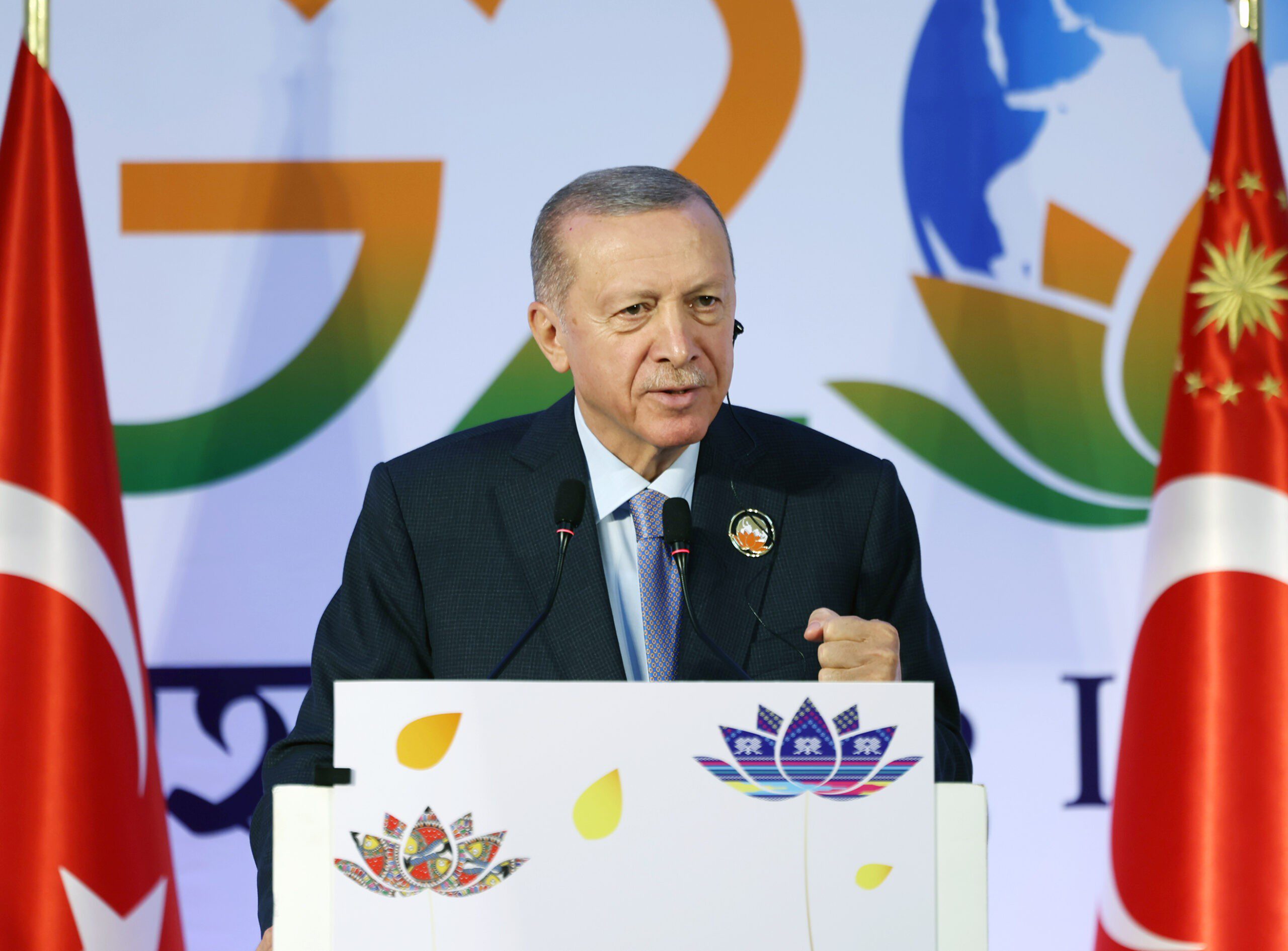 Erdoğan, G20 Zirvesi'nde F-16 Yorumu: İsveç İle Bağlantı Kurulması Doğru Değil 9 AA 20230910 32116710 32116707 CUMHURBASKANI RECEP TAYYIP ERDOGAN scaled