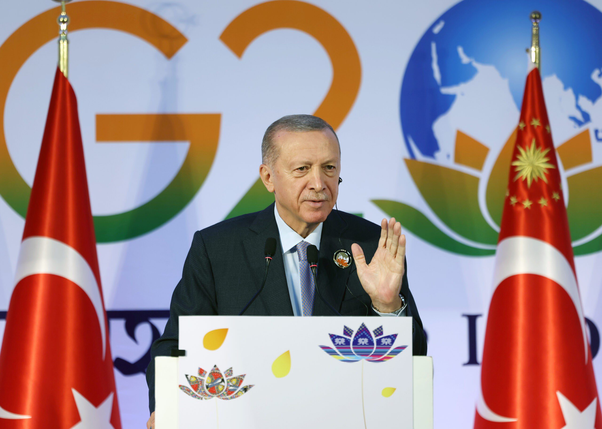Erdoğan, G20 Zirvesi'nde F-16 Yorumu: İsveç İle Bağlantı Kurulması Doğru Değil 5 AA 20230910 32116710 32116708 CUMHURBASKANI RECEP TAYYIP ERDOGAN scaled
