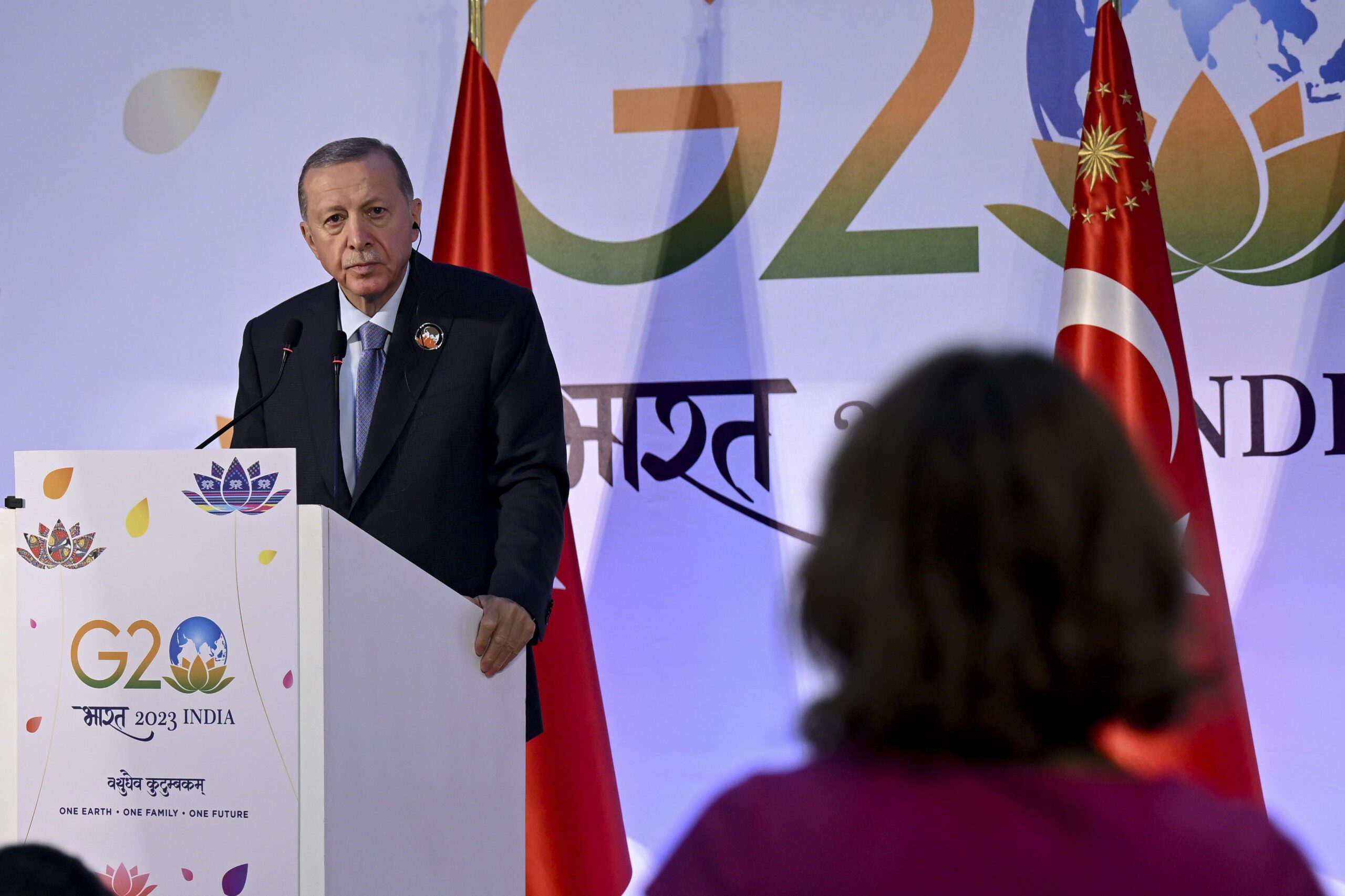 Erdoğan, G20 Zirvesi'nde F-16 Yorumu: İsveç İle Bağlantı Kurulması Doğru Değil 2 AA 20230910 32116807 32116802 CUMHURBASKANI RECEP TAYYIP ERDOGAN scaled