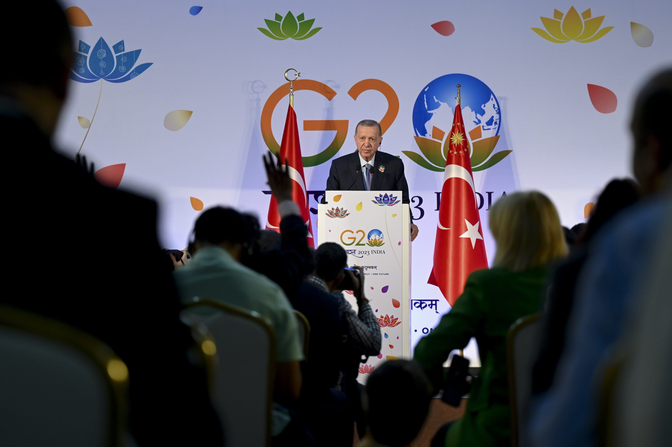 Erdoğan, G20 Zirvesi'nde F-16 Yorumu: İsveç İle Bağlantı Kurulması Doğru Değil 12 AA 20230910 32116807 32116804 CUMHURBASKANI RECEP TAYYIP ERDOGAN scaled