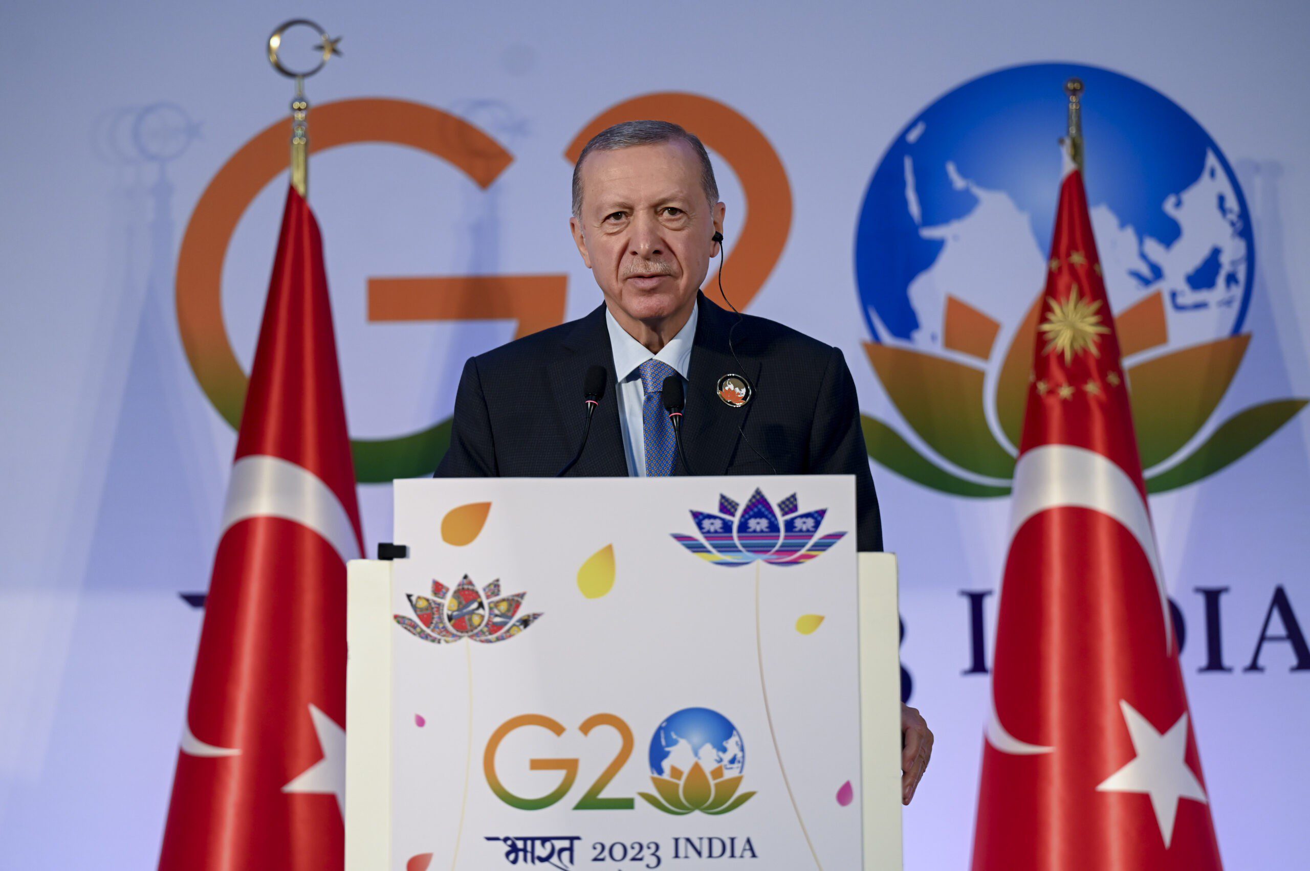 Erdoğan, G20 Zirvesi'nde F-16 Yorumu: İsveç İle Bağlantı Kurulması Doğru Değil 1 AA 20230910 32116807 32116806 CUMHURBASKANI RECEP TAYYIP ERDOGAN scaled