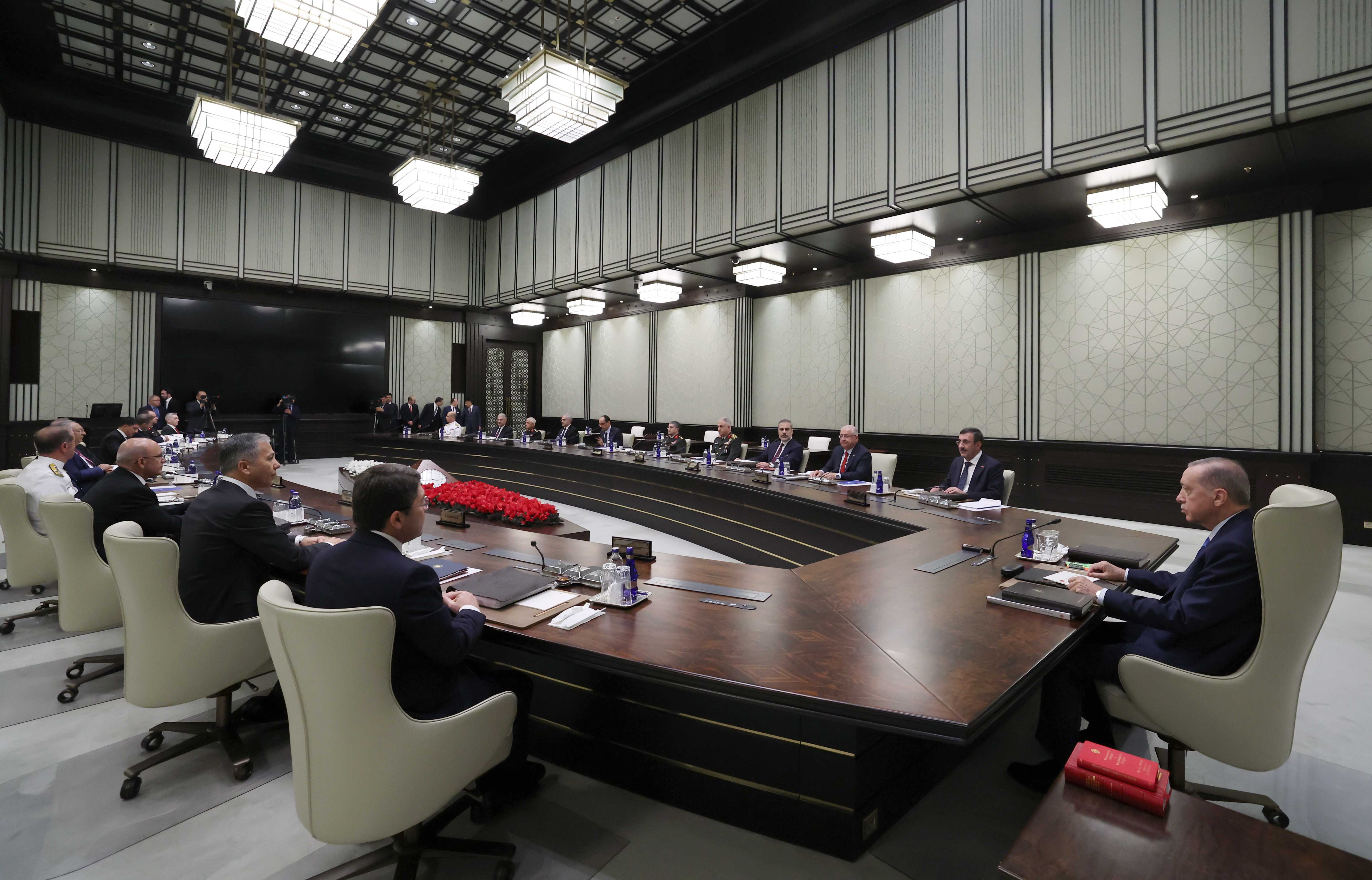 Azerbaycan'a MGK Desteği 1 AA 20230928 32263477 32263473 MILLI GUVENLIK KURULU TOPLANTISI BASLADI