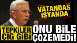 Ankara’da Tepkiler Çığ Gibi! Mansur Yavaş Vatandaşı İsyan Ettirdi…