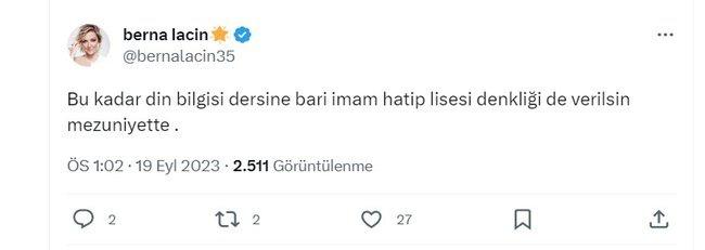 berna lacinden yeni skandal din dersini hedef aldigi paylasimina tepki yagdi 1 uFOQnKp7