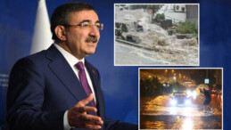Cumhurbaşkanı Yardımcısı Yılmaz’dan Selzedelere ‘Geçmiş Olsun’ Mesajı