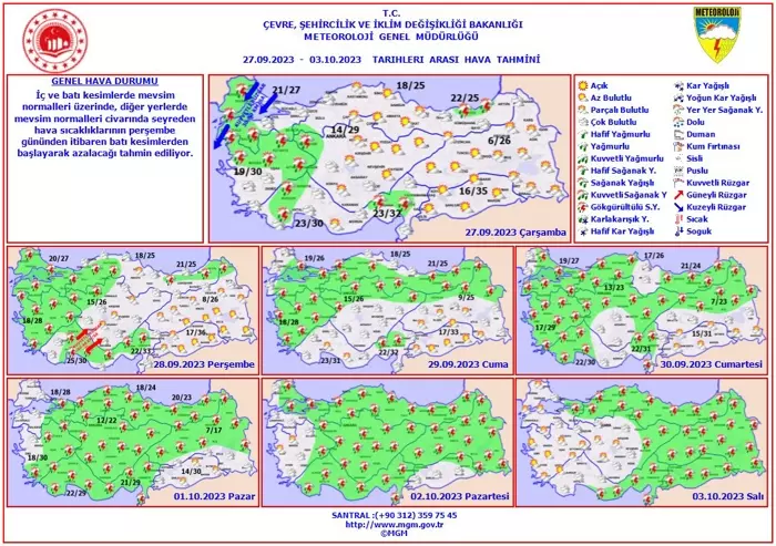 Meteoroloji'den İstanbul'a Kuvvetli Sağanak Uyarısı! 1 f 27092023c7785d54