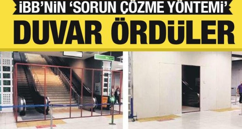 İBB’den Tepki Çeken Yöntem: Bağcılar Metro İstasyonu’nda “Duvar” Çözümü
