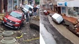 Samsun’da Sel Felaketi: Yollar İkiye Ayrıldı, Caddeler Göle Döndü!