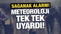 Kuvvetli Yağış Uyarısı: Meteoroloji Tek Tek Uyardı!