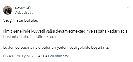 İstanbul'da Sel Alarmı! Vali Gül'den "Boşaltın" Uyarısı! 4 son dakika istanbul da baslayan kuvvetli yagis 16377991 1125 m