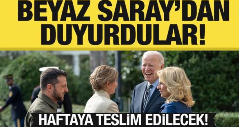 Zelenski’yi Beyaz Saray’da Ağırlayan Biden Açıkladı: Haftaya Teslim Edilecek