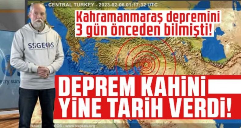 Kahramanmaraş Depremini Bilen ‘Deprem Kahini’ Şimdi de O Ülkeyi Uyardı!