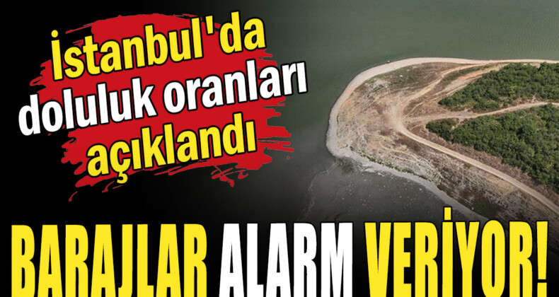 İstanbul Barajları Alarmda! Son 10 Yılın En Düşük Doluluk Seviyesi