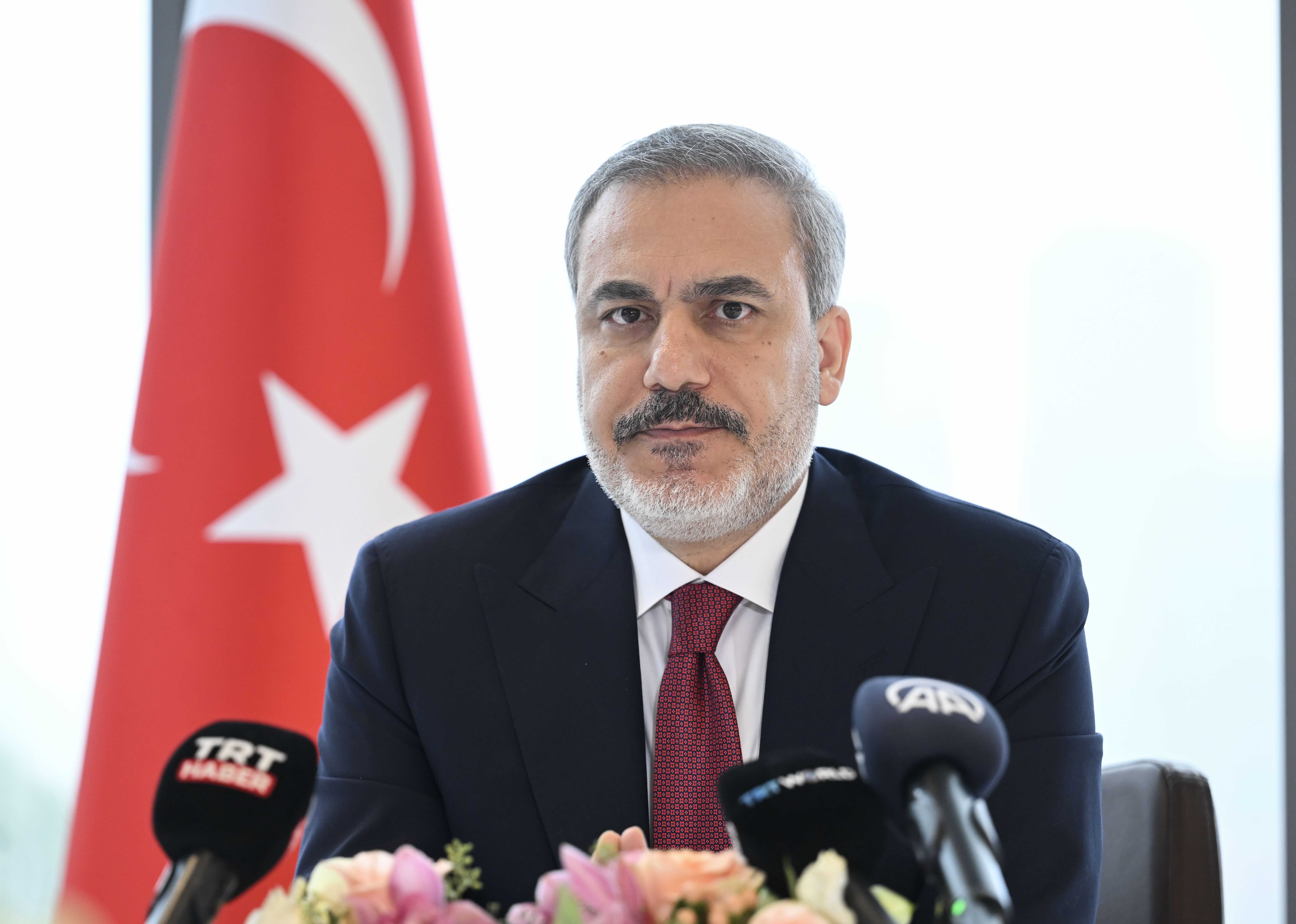Dışişleri Bakanı Fidan'dan, Yoğun Diplomasi Trafiği! 1 AA 20230923 32224917 32224916 DISISLERI BAKANI FIDAN NEW YORKTA