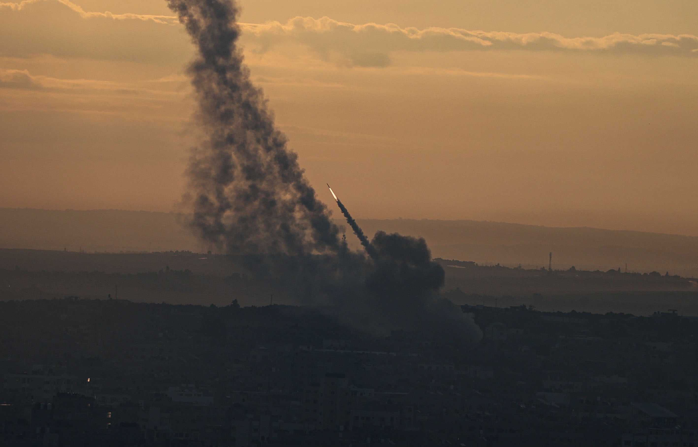 Hamas'tan İsrail'le "Aksa Tufanı" Operasyonu 4 AA 20231007 32330592 32330589 ABLUKA ALTINDAKI GAZZEDEN ISRAILE ROKETLER FIRLATILDI