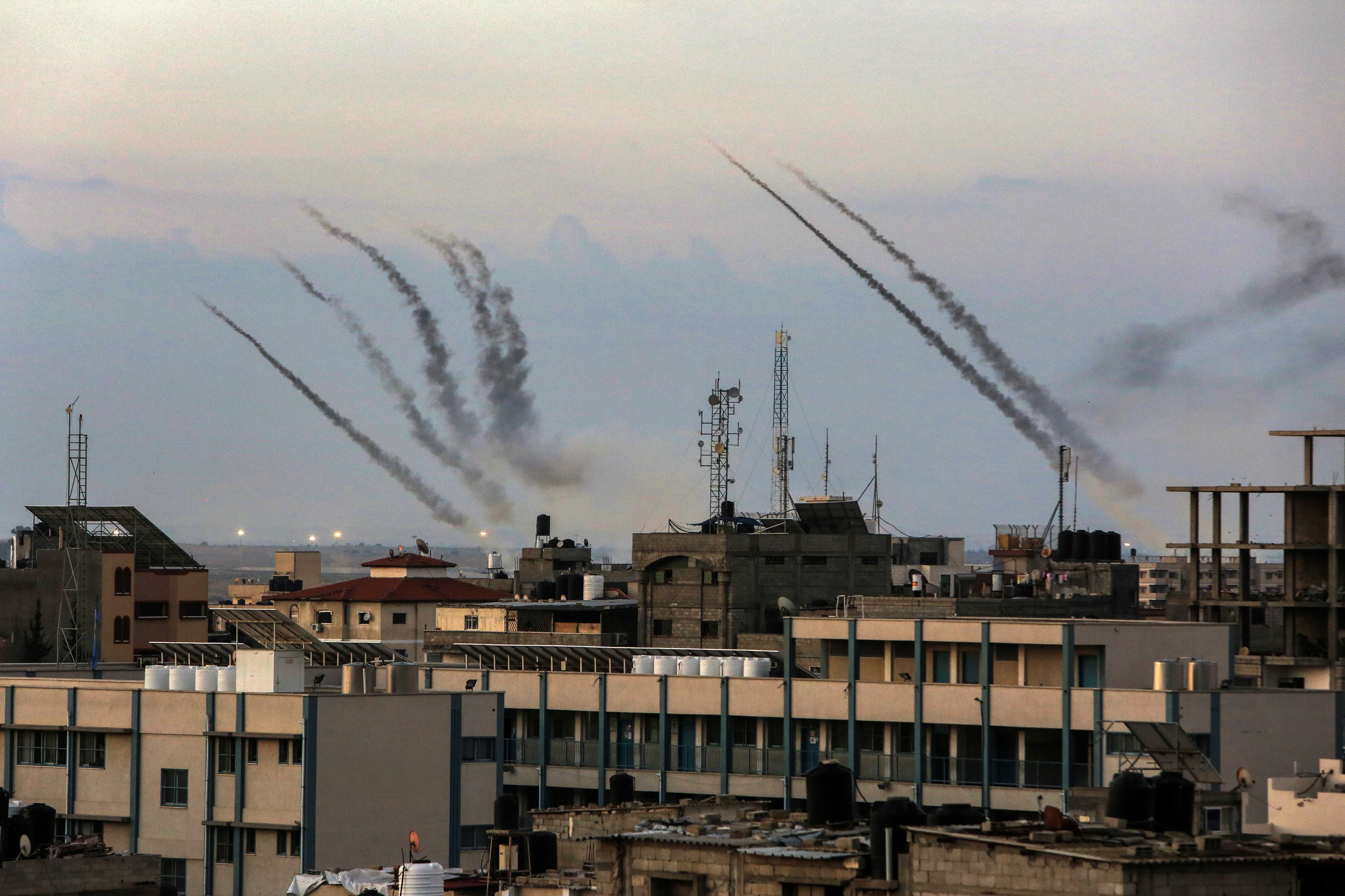 Hamas 'Aksa Tufanı' Operasyonu Başlattı! Dünyadan Peş Peşe Açıklamalar 4 AA 20231007 32330751 32330734 ABLUKA ALTINDAKI GAZZEDEN ISRAILE ROKETLER FIRLATILDI
