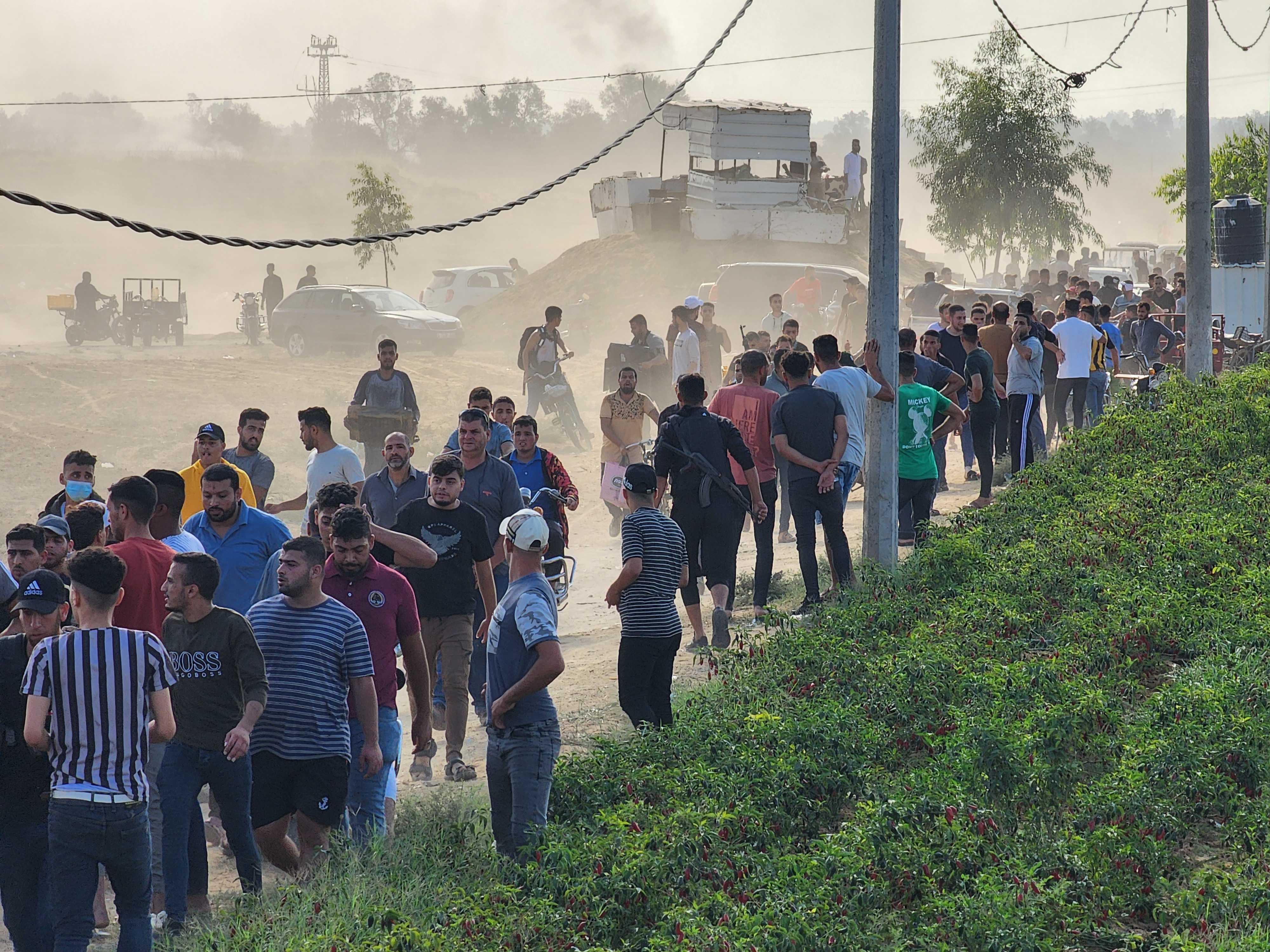 İsrail'den Hamas 'Türk Vatandaşı' Propagandası Gerçek Mi? 1 AA 20231007 32335231 32335218 FILISTINLI GRUPLAR ILE ISRAIL GUCLERI ARASINDAKI CATISMALAR