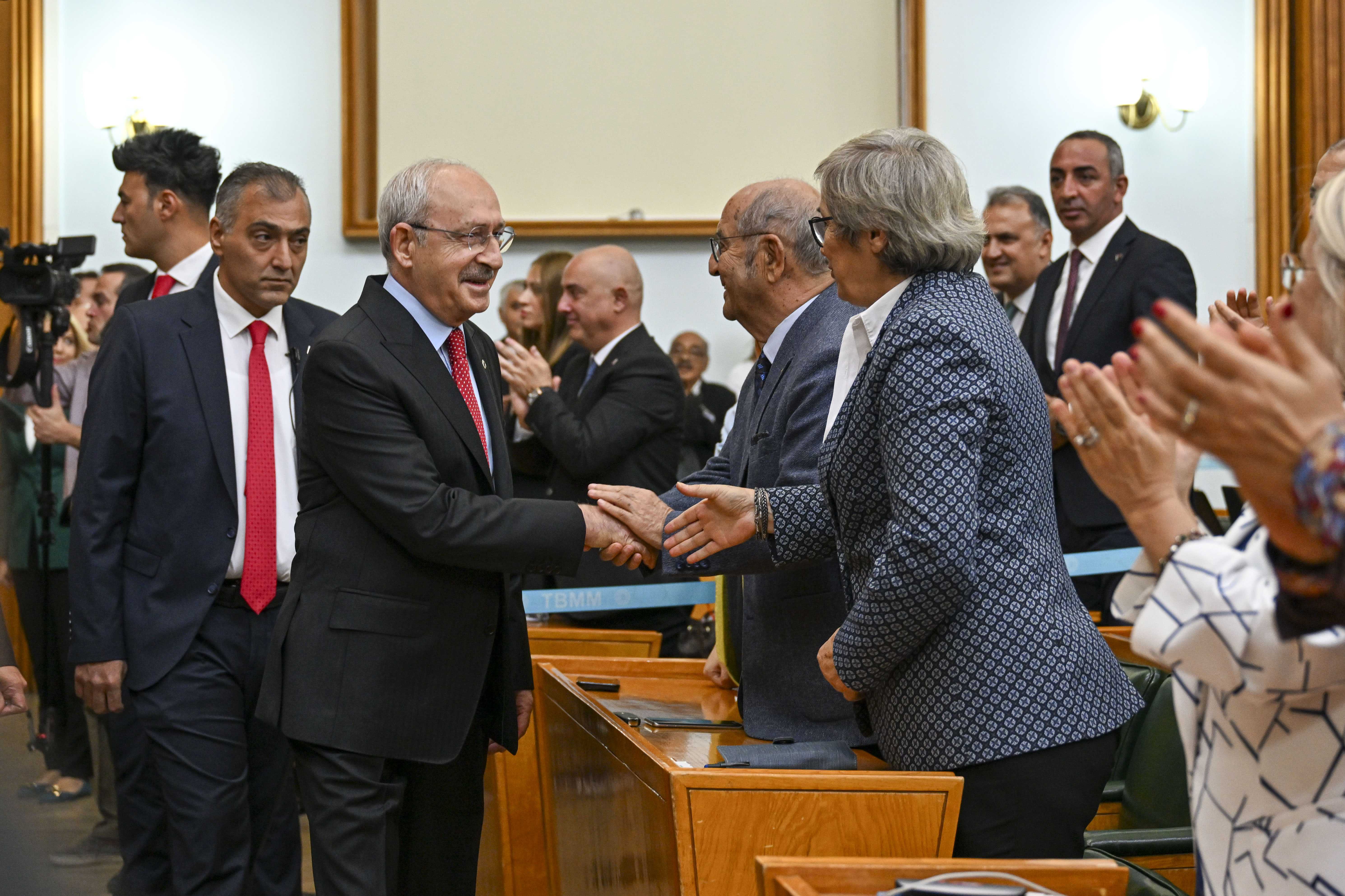 CHP 'Tezkere' Kararını Açıkladı! 1 AA 20231010 32362070 32362053 CHP TBMM GRUP TOPLANTISI
