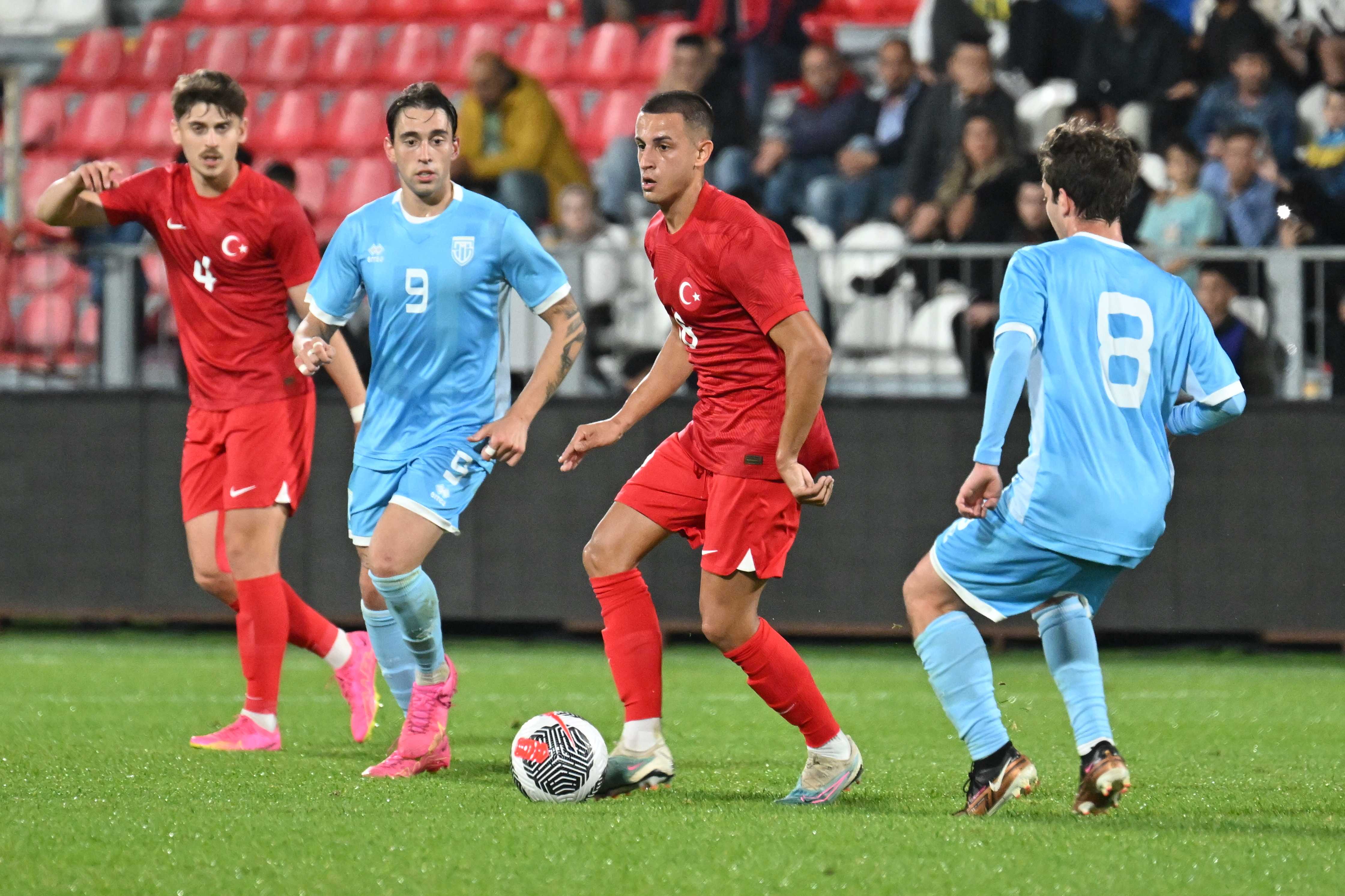 Ümit Milli Futbol Takımı, Yarın Letonya'ya Konuk Olacak 1 AA 20231013 32397585 32397582 TURKIYE SAN MARINO