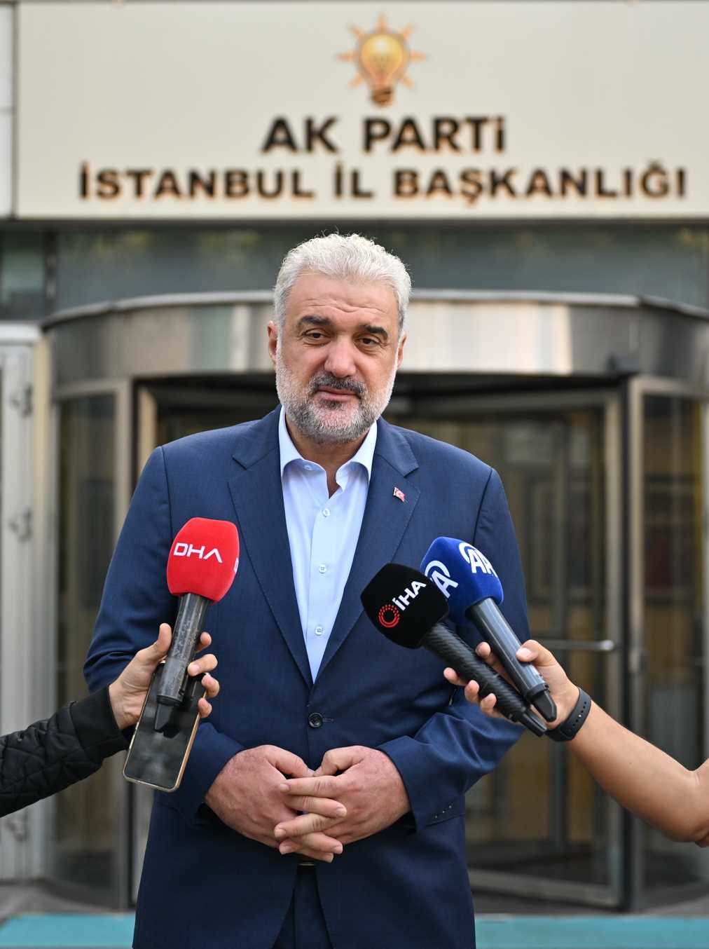 "Büyük Filistin Mitingi"ne Tüm İstanbullular Davet Edildi 3 AA 20231024 32501426 32501425 AK PARTI ISTANBUL IL BASKANI OSMAN NURI KABAKTEPEDEN BUYUK FILISTIN MITINGINE CAGRI