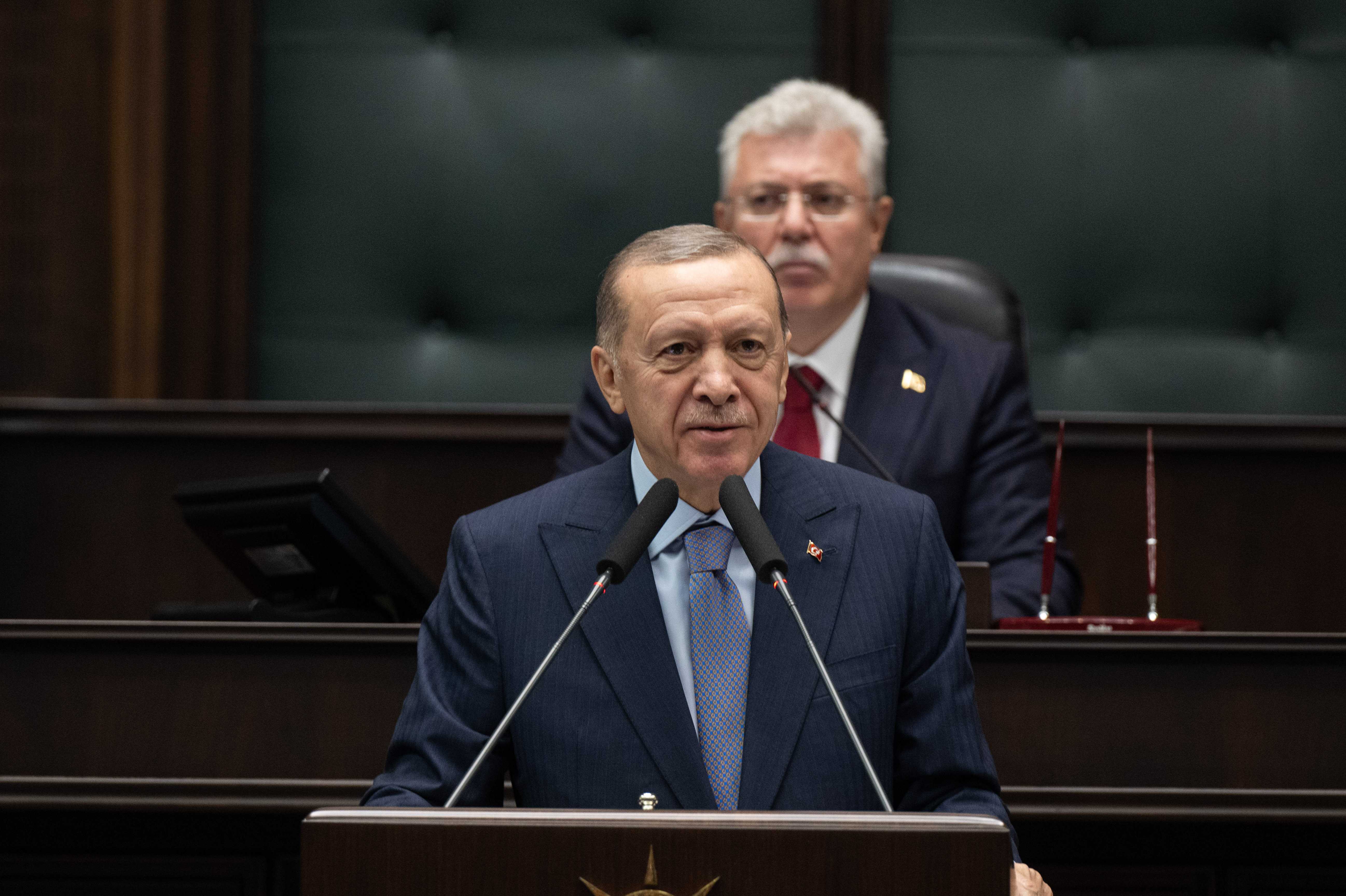 Borsa İstanbul'da Erdoğan'ın Açıklamaları Sonrası İki Kez Devre Kesici Uygulaması! 1 AA 20231025 32512794 32512792 AK PARTI TBMM GRUP TOPLANTISI