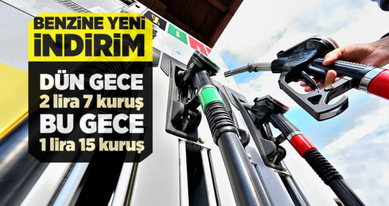 Benzine İndirim Üste İndirim! 24 saatte 3 lira 22 kuruş ucuzlayacak!