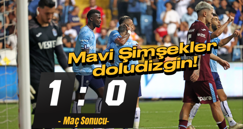 Fırtına Adana Demirspor Karşısında Esemedi!