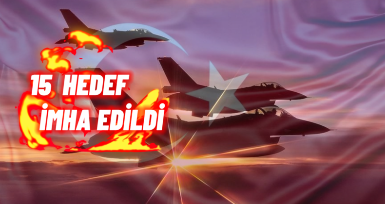 TSK Vurmaya Devam Ediyor! Suriye’nin Kuzeyinde 15 Terör Hedefi İmha Edildi!