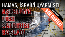 Hamas Askelon’a Saldırmaya Başladı! İşte o anlar…