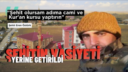 Bitlis’te Şehidin Vasiyeti Gerçekleşti: Cami ve Kur’an Kursu Açıldı