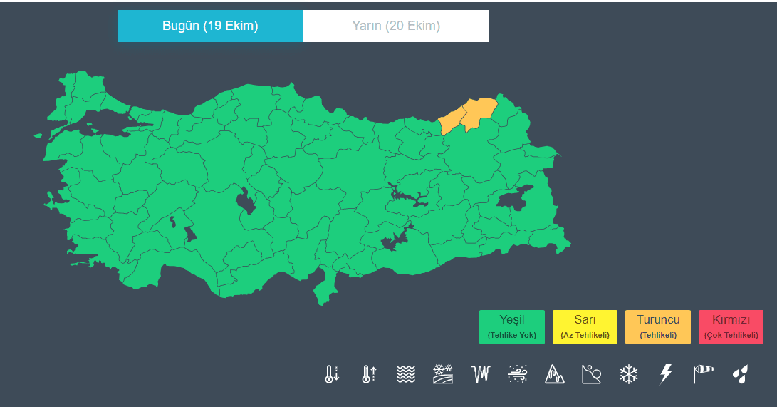 Meteoroloji'den Sağanak ve Kar Uyarısı! 1 Ekran goruntusu 2023 10 19 145606
