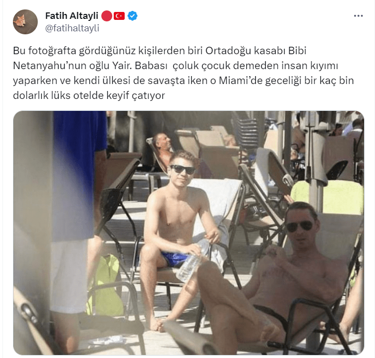 Netanyahu, Gazze'yi Bombalarken Oğlu Miami'de Eğleniyor Mu? 5 Ekran goruntusu 2023 10 21 172750